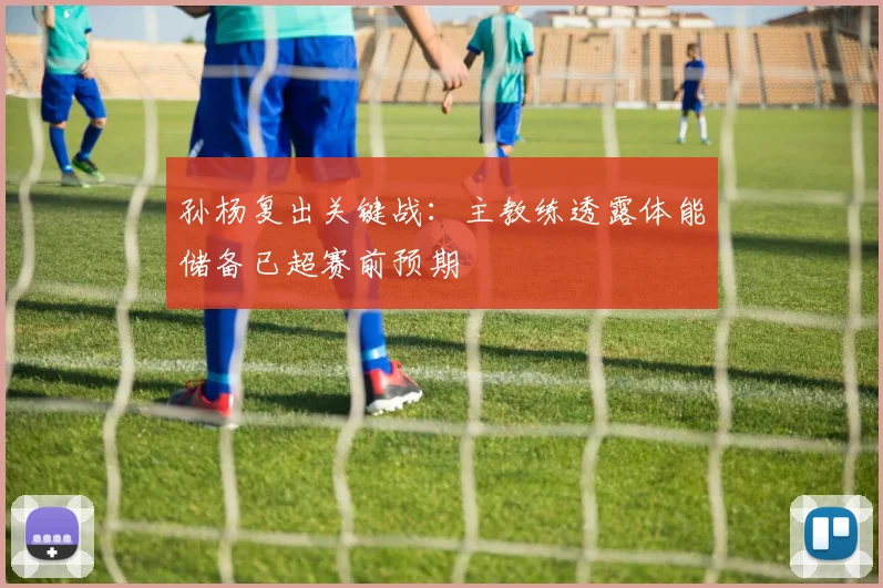 孙杨复出关键战：主教练透露体能储备已超赛前预期 - 爱游戏